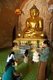 Burma / Myanmar: Restored Buddha in the main shrine facing east, Htilominlo Temple, Bagan (Pagan) Ancient City